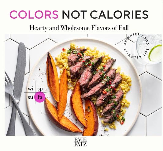 Colors Not Calories Colors of Fall Cookbook